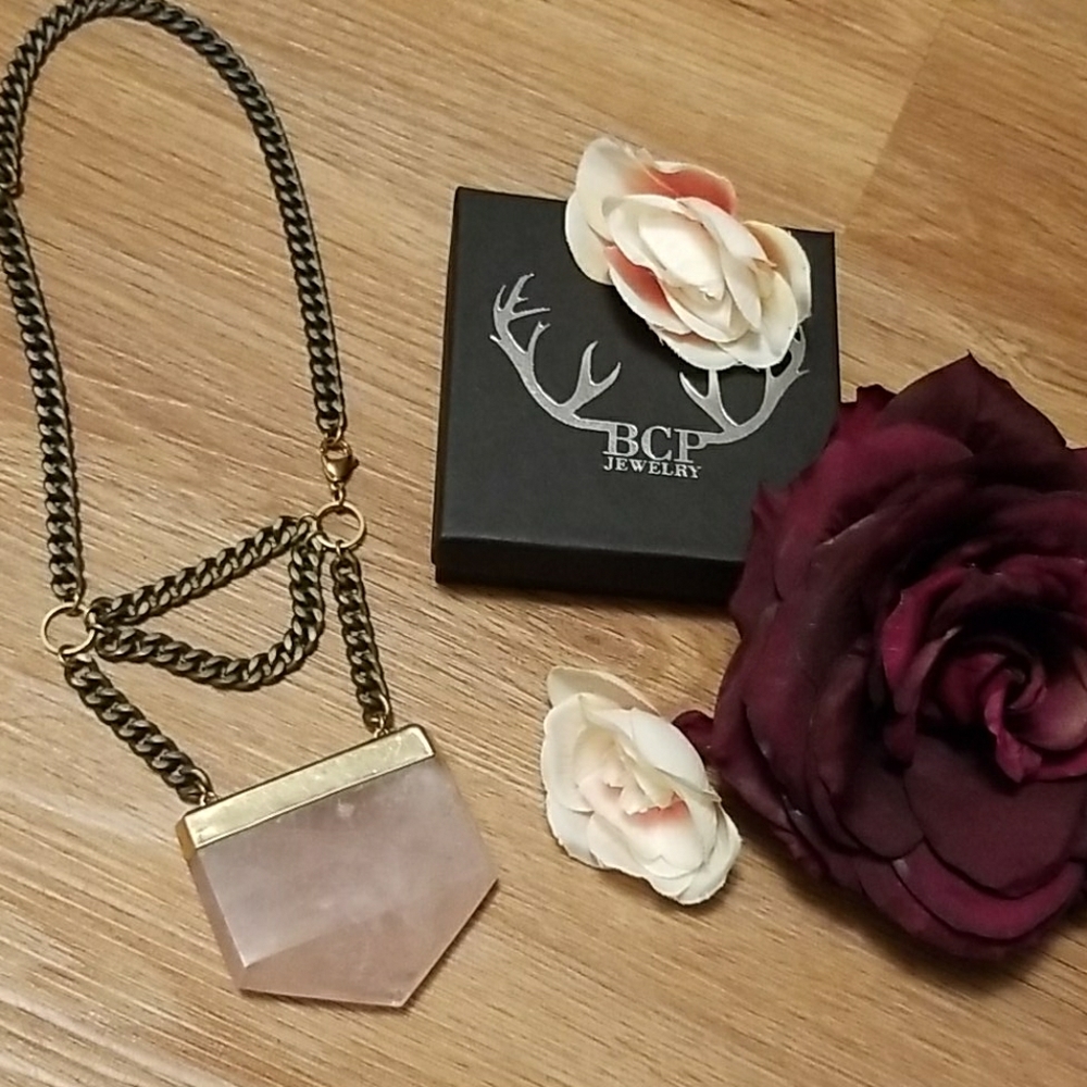 Witchy Wolf Rose necklace by Barbara Pellegrino